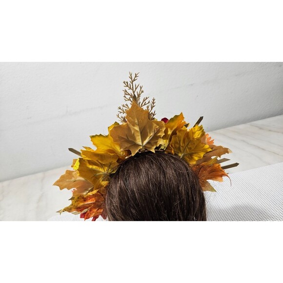 Sunflower headdress Large flower crown Summer flower crown Boho festival crown - Picture 6 of 8